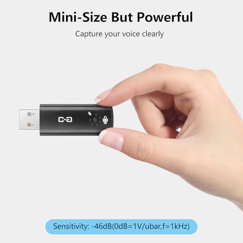 Upgrade USB Microphone with Touch Mute for Laptop & Desktop Computer