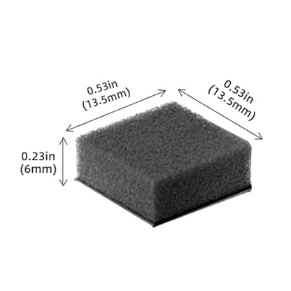 (Pack of 6) Windproof Sponge Camera Mic Windscreen for Camera Clear Noise Reductions Sponge Protector