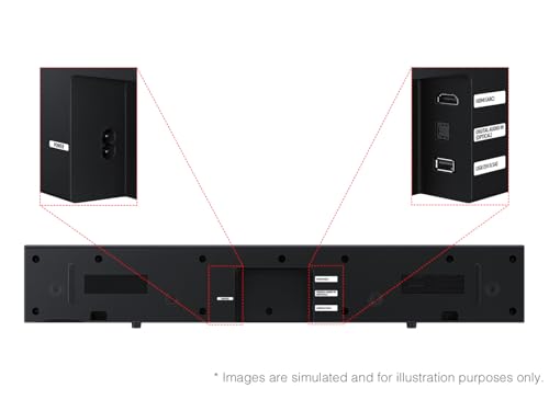 Samsung B-Series Soundbar HW B400F 2.0 ch Soundbar with Built in Subwoofer (2025 Model) One Remote Control, Surround Sound Expansion, Voice Enhance Mode - style: HW-B400F