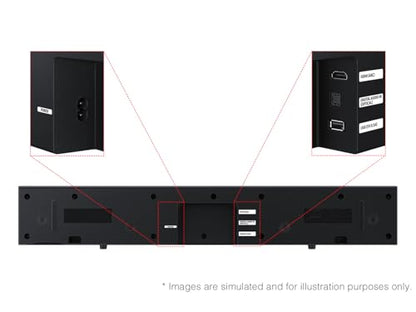 Samsung B-Series Soundbar HW B400F 2.0 ch Soundbar with Built in Subwoofer (2025 Model) One Remote Control, Surround Sound Expansion, Voice Enhance Mode - style: HW-B400F