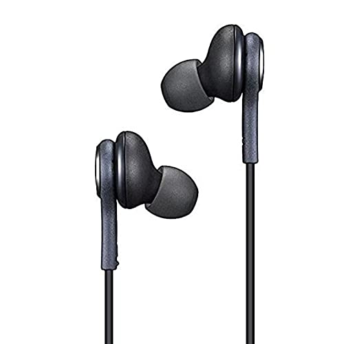 2022 in-Ear Headphones Wired Earbuds Stereo Headphones for Samsung Galaxy S10, S10E, S10+, S8, S8+, S9, S9+, Note 9- Designed 3.5 mm Jack with Microphone and Volume Buttons (Black) - style: 2022 in-Ear Headphones 3.5mm
