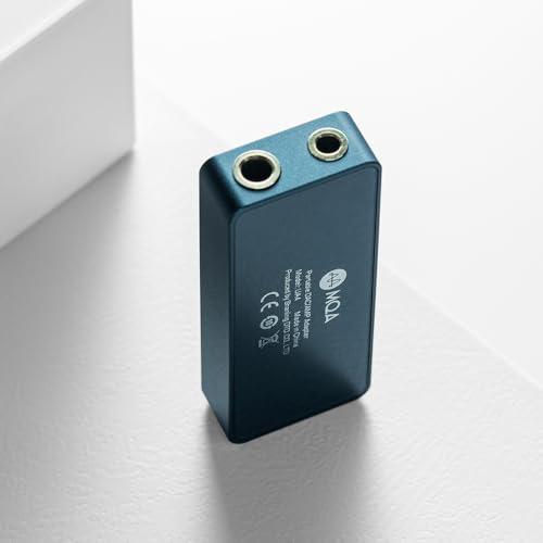 SHANLING UA4 Portable USB DAC/AMP Headphone Amplifier,Support MQA 16X,768kHz DSD512,High Driving Power for Android/iOS/Mac/Windows,dongle Volume Control,3.5/4.4mm up to 237mW@32Ω Output (Blue) - color: Blue