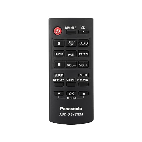 Panasonic Compact Stereo System with CD Player, Bluetooth, FM Radio and USB with Bass and Treble Control, 80W Stereo System for Home with Remote Control - SC-PM700PP-K (Black) - style: 80W Stereo System