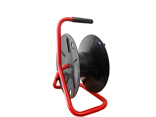 Audio2000'S ADC2716C4 4-Pack (2 Red + 2 Black) Portable Cable Reels/Cord Reels, Capacity of Each Reel: 330 feet of 6mm Cable/Cord
