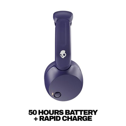 Skullcandy Icon 180 Wireless On-Ear Bluetooth Headphones - Future | 50 Hours Battery, Lightweight and Travel Ready, Secure Fit, Sweat and Water Resistant, Microphone iPhone Android, Foldable - color: Future