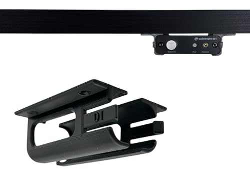 Desk Mount Kit for AudioEngine D1 Amp and Dac - Under Desk Mount Brackets with Reversible Clips - Secure Mounting Accessories