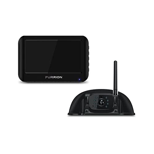 Furrion Vision S Wireless RV Backup Camera System, 4.3" Monitor, FOS43TASF | 2.4GHz Digital Connection, 720 x 480 Resolution, Night Vision, Motion Detection, IP65 Rear Unit, Supports Up to 4 Views - size: 4.3 inch