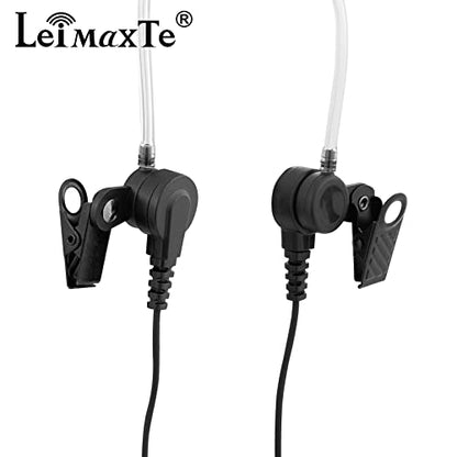 CLS1110 Earpiece,Compatible with Motorola RDM2070D CLS1110 CLS1410 CP185 CP200 CP200D RDU4100 2 Way Radio with Mic PTT Walkie Talkie Security Acoustic Tube Surveillance Headset