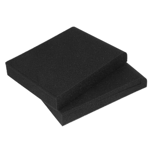 Sosoport 2Pcs Speaker Isolation Pads High Density Cushions for Improved Sound Clarity Durable Vibration Absorption Mat for Studio Monitors and Loudspeakers for