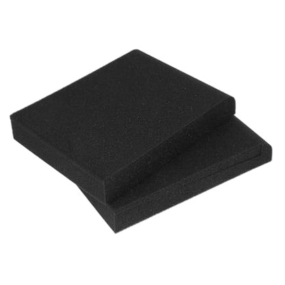Sosoport 2Pcs Speaker Isolation Pads High Density Cushions for Improved Sound Clarity Durable Vibration Absorption Mat for Studio Monitors and Loudspeakers for