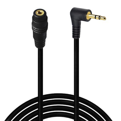 Seadream 2.5mm Audio Extension Cable 6FT,90 Degree Angle 2.5mm TRS Male to Female Stereo Audio Plug Jack Adapter Cable Cable Cord Headphone Audio Converter 3 Poles Stereo Adapter