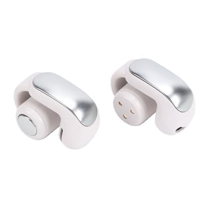 Cryfokt Bluetooth 5.3 Earbuds, Secure Fit Wireless Sports Earbuds IPX5 with Charging Case for Running Sports Meetings (Gray White) - color: Gray White