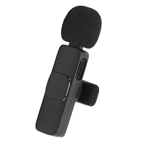 Lavalier Microphone, One to One Mobile Phone Microphone,Automatic Pairing Lavalier Microphone for Video Recording,for Interview Phone Tablet (1)