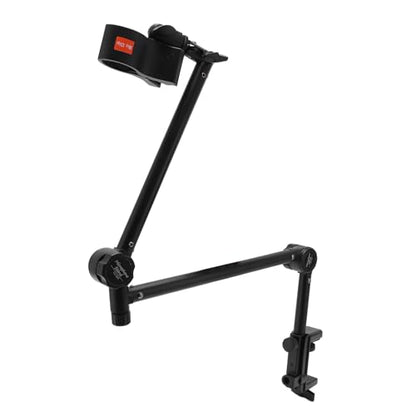 Microphone Boom Arm, 360° Rotatable Low Profiles Mic Stand with Desk Mount and 3/8" 5/8" Interface 3.3lb Capacity Foldable Desk Condenser Dynamic Mic Arm for Podcast