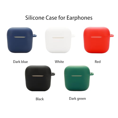 Silicone Protective Case Housing Skin Washable Design with 360 Degree Full Coverage Protections Housing Skin - color: Red