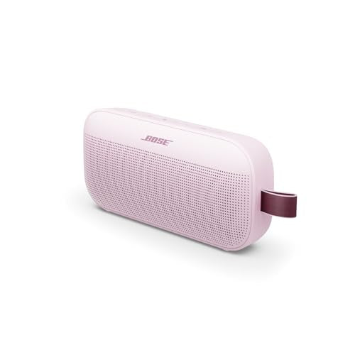 Bose SoundLink Flex Bluetooth Speaker (2nd Gen) - Portable Outdoor Speaker with Hi-Fi Audio, Waterproof and Dustproof, USB-C, Up to 12 Hours Battery Life, Petal Pink - Limited Edition Color - color: Petal Pink