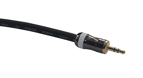 KK-A3.5to4 HiFi Cable - 3.5mm Male to 4-Male RCA Audio Adapter, Stereo Audio Splitter, Gold Plated Plug, 4n OFC Pure Copper Wire - 3.28ft (1M)