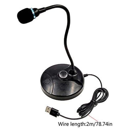 USB Microphone, Gaming Mic with Mute Button for Streaming, Podcasting, Vocal, for Laptop Gaming Mic for