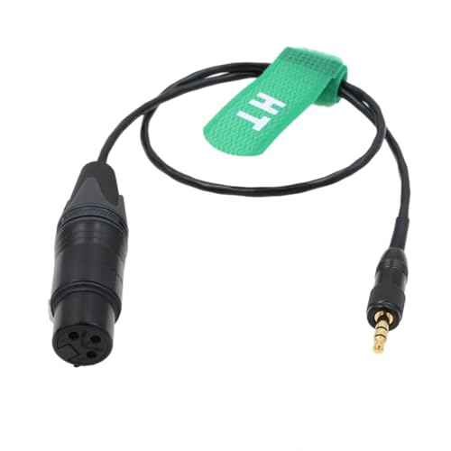 Microphone Audio Cable for Sony UWP D11 D21 Sennheiser SK500 G4 Transmitter XLR 3 Pin Female to Locking 3.5mm 1/8" TRS 20" - color: XLR3F to 1/8", size: 50cm