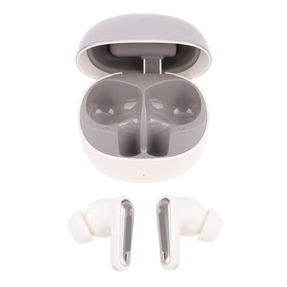 Wireless Gaming Earbuds Low Latency 2.4GHz Bluetooth Dual Mode with ENC Mic USB C Dongle for Phone Tablet Laptop (White) - color: White