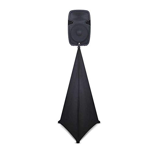 PRORECK Speaker Stand Cover Tripod Stand Skirt Skrim 360 Degree Cover Black - color: ONE PACK-BLACK