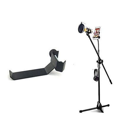 Headphone Headset Holder Hanger Clip Stand for Microphone Stand