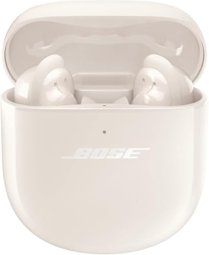 Bose QuietComfort Earbuds II, Wireless, Bluetooth, Proprietary Active Noise Cancelling Technology in-Ear Headphones with Personalized Noise Cancellation & Sound, Soapstone - color: Soapstone