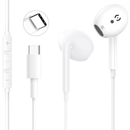 USB C Headphones for iPhone 17/16/15 Pro Max,Type C Earbuds Wired Earphones