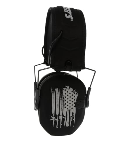 Walker's Razor Slim Electronic Muff - color: Flag, size: One Size