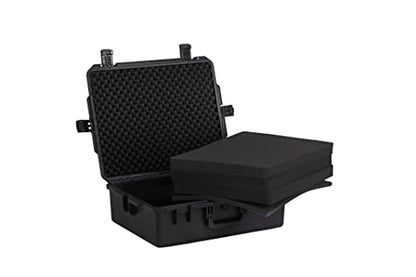 MEIJIA Premium Large Waterproof Hard Camera Case,Hard Protective Case with customizable fit foam,Full Protection with Light&Convenient Design,Elegant Black (24.6"X19.7"X8.6") - size: 24.6"X19.7"X8.6"