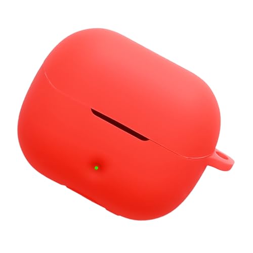 Soft Silicone Case Cover Dedicated Earphone Case Secure Grip Easy Access Scratch Resistant Housing Skin Portable Earphone Pouch - color: red