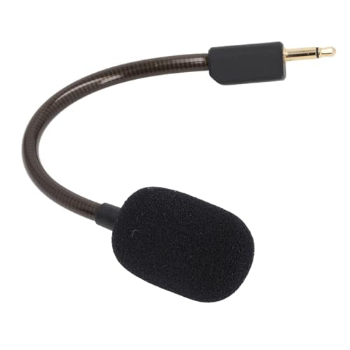 Mic Replacement for BlackShark V2 BlackSharV2 Pro Gaming Headset, 3.5mm Noise Cancelling Game Boom Microphone for BlackShark V2 BlackSharV2 Pro (Black) - color: Black