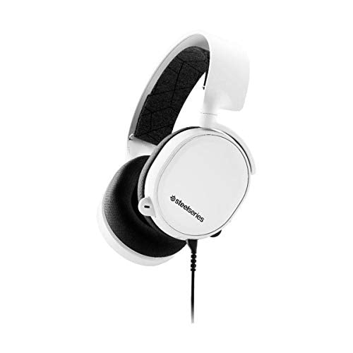 SteelSeries Arctis 3 - All-Platform Gaming Headset - For PC, PlayStation 4, Xbox One, Nintendo Switch, VR, Android, and iOS - White - color: White, style: Arctis 3