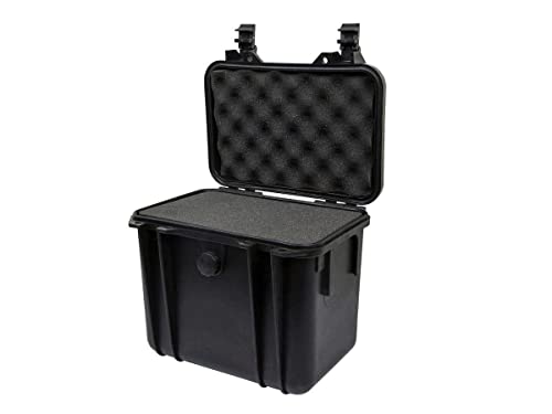 Monoprice Weatherproof/Shockproof Hard Case - Black IP67 Level dust and Water Protection up to 1 Meter Depth with Customizable Foam, 11" x 8" x 10", 9.9 Liter - color: Black, size: 9.9 Liter, style: Case