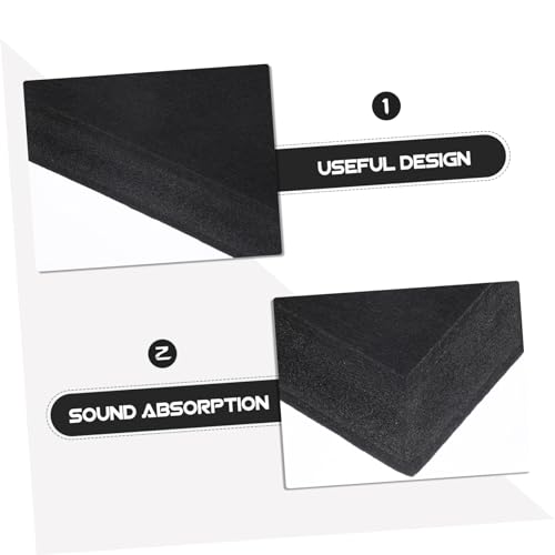 2pcs Acoustic Isolation Pad for Speakers Soundproof Padding Foam Panel Durable Design for Monitors Noise Dampening for Home Studio
