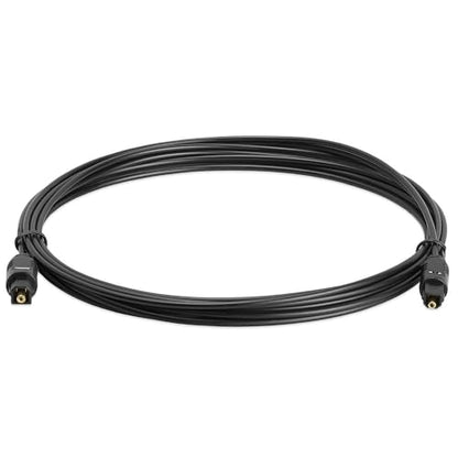 Cmple - Optical Audio Cable 12ft - Slim Fiber Optic Cable Ultra-Thin Gold Plated Toslink Cable Digital S/PDIF Audio For Soundbar Av Receivers, TV Sound Bar, Game Console Slim Optical cord - size: 12FT