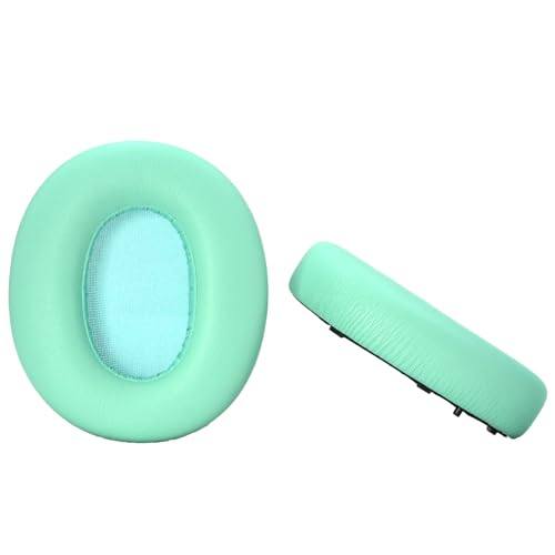 Replacement Earpads for Edifier W820NB Noise Cancelling Headphones - Green | Xinyuekj Premium Protein Leather Cushions, Comfort Upgrade Ear Cups - Set of 2 Ear Covers