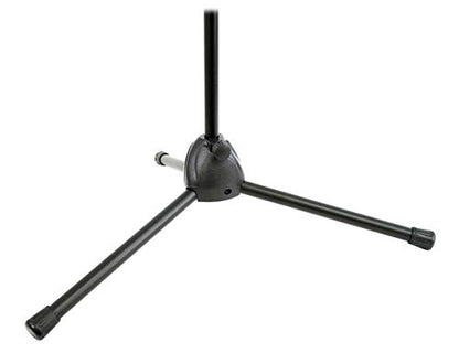 Rockville GIGSTAND Dual Metal Microphone Stand with (2) Mic Clips, 26.37” Detachable Boom Arm, Adjustable 31"-55" Height, Foldable Tripod Base