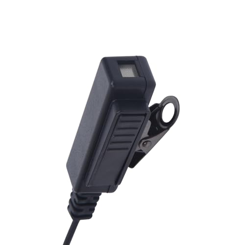 TC-320 Walkie Talkie Earpiece 2.5mm 1 Pin Acoustic Tube Ear Piece with PTT Mic for Talkabout T200 T210 T260 T600 T800 Compatible with Hytera HYT TC-310 TC-320 Two Way Radio
