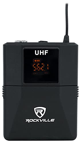 Rockville RWM61U UHF Headset & Guitar Wireless Microphone System