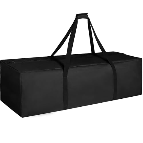COOLBEBE 60" Sports Duffle Bag - 332L Extra Large Travel Duffel Luggage Bag | Upgrade Zipper, Sturdy & Water Resistant Long Duffle Bag for Camping Moving (Black 60inch) - size: 60" x 17" x 20"