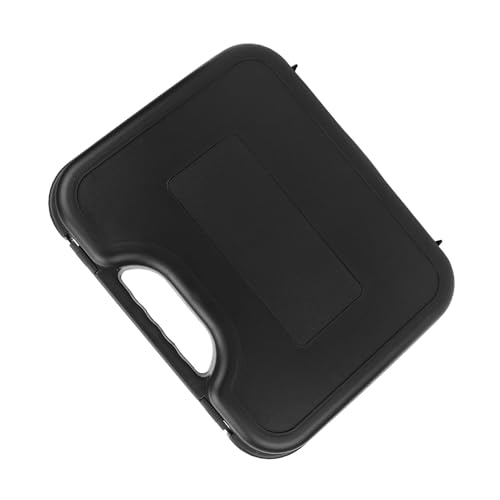 Jiawu Microphone Case, ABS Material Hard Case, Wireless Microphone with Detachable Foam Cradle Portable Handle for Wireless Mic System Studio Gig