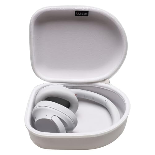 Case for Audio-Technica ATH-M20x/Raycon/JBL/Sony/Anker Headphone White | Carrying Travel Headphone Case Hard Shell for Over Ear Headphone - color: White