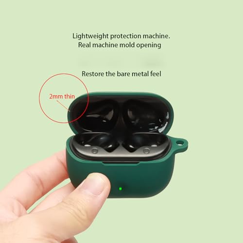 Soft Silicone Case Cover Dedicated Earphone Case Secure Grip Easy Access Scratch Resistant Housing Skin Portable Earphone Pouch - color: blue (navy blue)