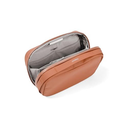 Orbitkey 2-in-1 Tech Accessory Pouch - Rose | Detachable Slim Sleeve | Organizes Cables & Chargers | Water-Resistant Fabric | Travel Ready - color: Rose