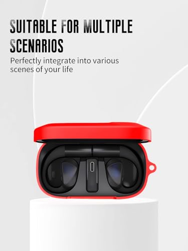 Case for ASUS ROG Cetra Open Ear Earbuds (Red) - color: Red, size: Open Ear
