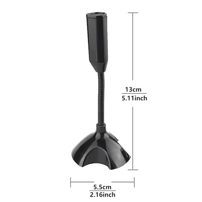 LANDIBO USB Microphone，Adjustable gooseneck mini for Laptop/Desktop Computers Microphone for pc，Plug and Play, Driver-Free USB Condenser Microphone，Recordings, Games, Streaming, podcasts. (USB) - style: USB