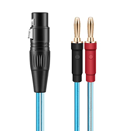 Gotor XLR to Banana Speaker Cable - 3.28ft (XLR Female) - color: XLR Female