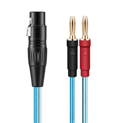 Gotor XLR to Banana Speaker Cable - 3.28ft (XLR Female) - color: XLR Female