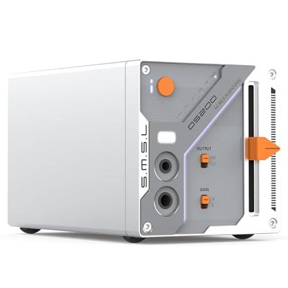SMSL DS200 USB DAC Headphone Amplifier CS43131 Bluetooth 5.1 | MQA MQA-CD Audio Decoder 4.4mm / 3.5mm Headphone Output USB/Optical/Coaxial Input XMOS XU-316 Mood Light for PC/Home Audio